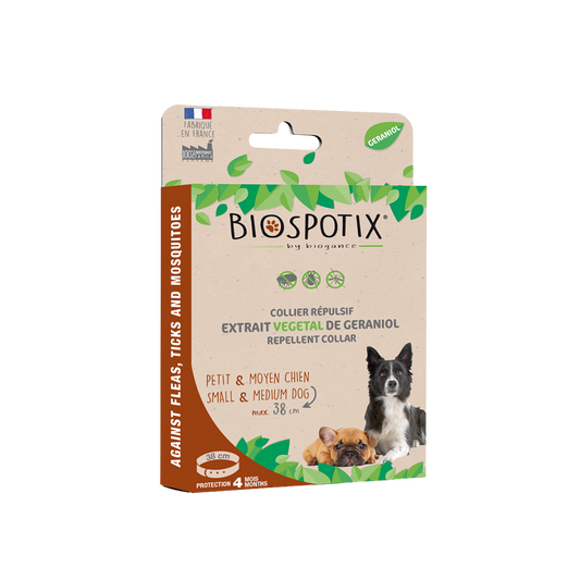 Collier répulsif petit et moyen Chien Biospotix