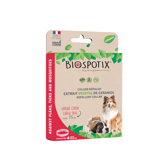 Collier répulsif grand Chien Biospotix