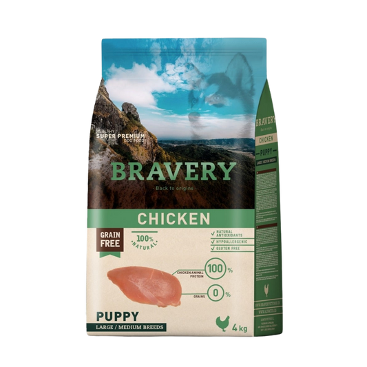 Bravery Chiot Medium & Large 4kg