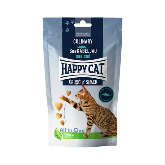 Happy Cat Crunchy Snack au Cabillaud 70gr