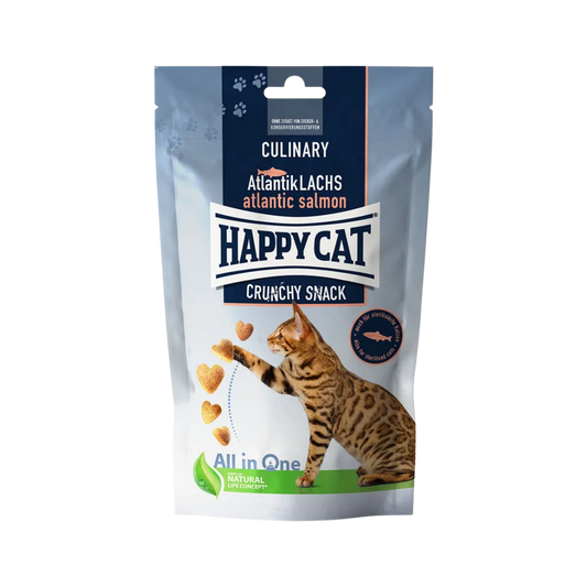 Happy Cat Crunchy Snack au Saumon 70gr