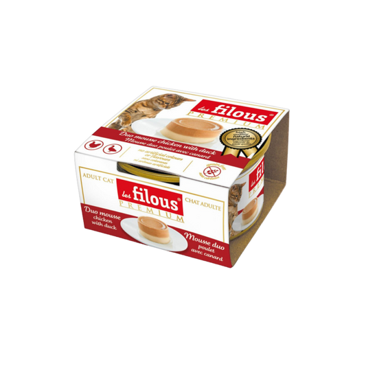Mousse duo Poulet avec Canard 85gr