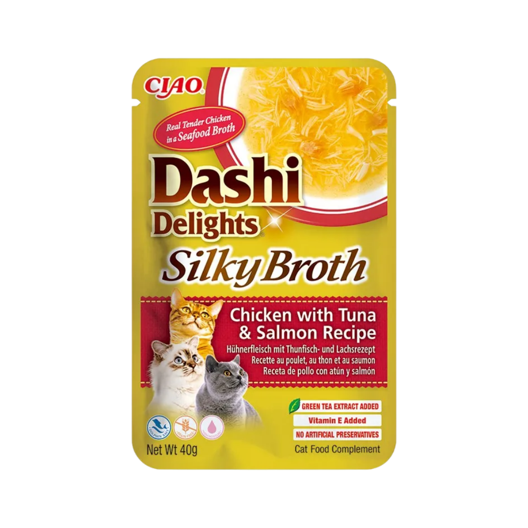 Sachet Bouillon Poulet, Saumon et Thon 40gr