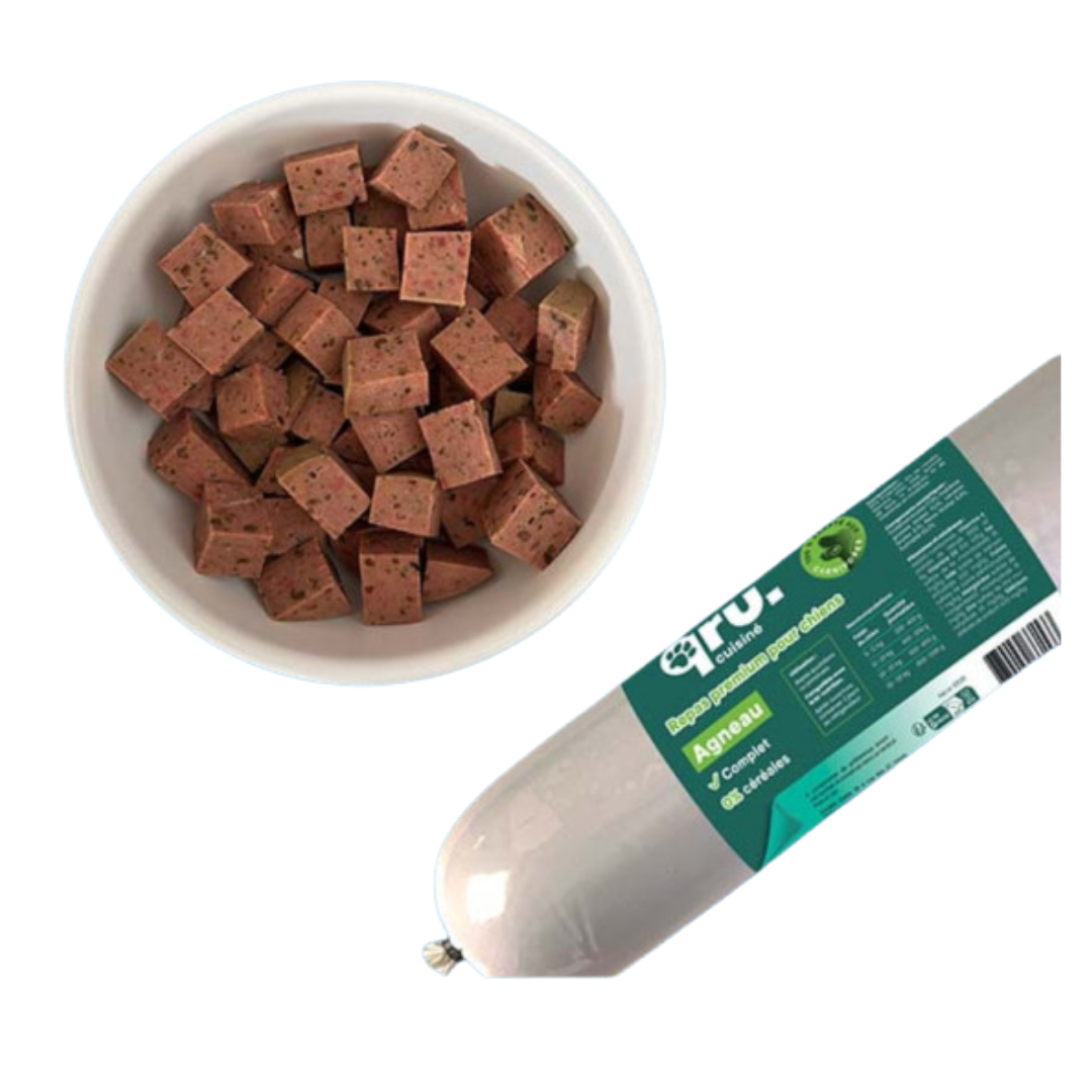 Qru - Saucisson Agneau pour Chien