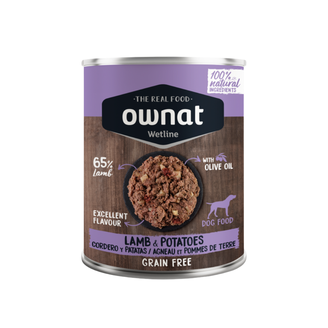 Ownat - Wetline Agneau et Pomme de terre 395g