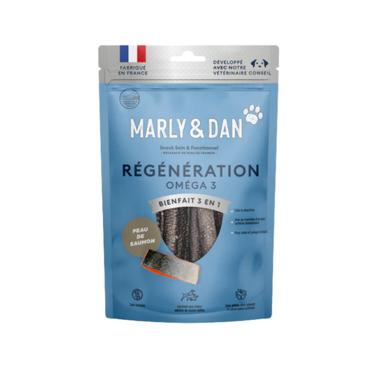 Marly&Dan Peaux de Saumon Régénération pour chien 60g
