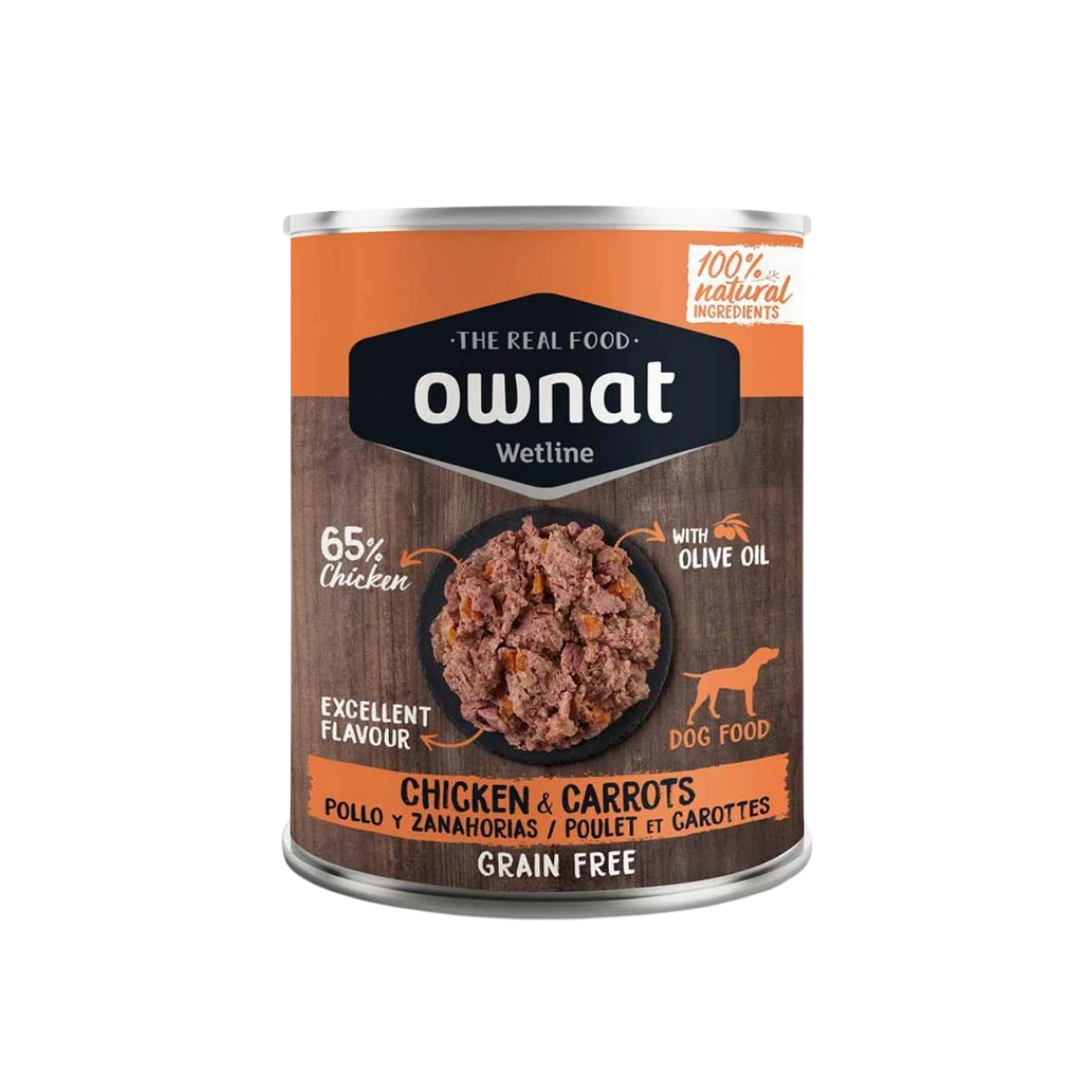 Ownat - Wetline Poulet et Carottes 395g