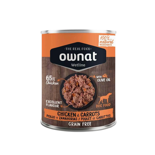 Ownat - Wetline Poulet et Carottes 395g