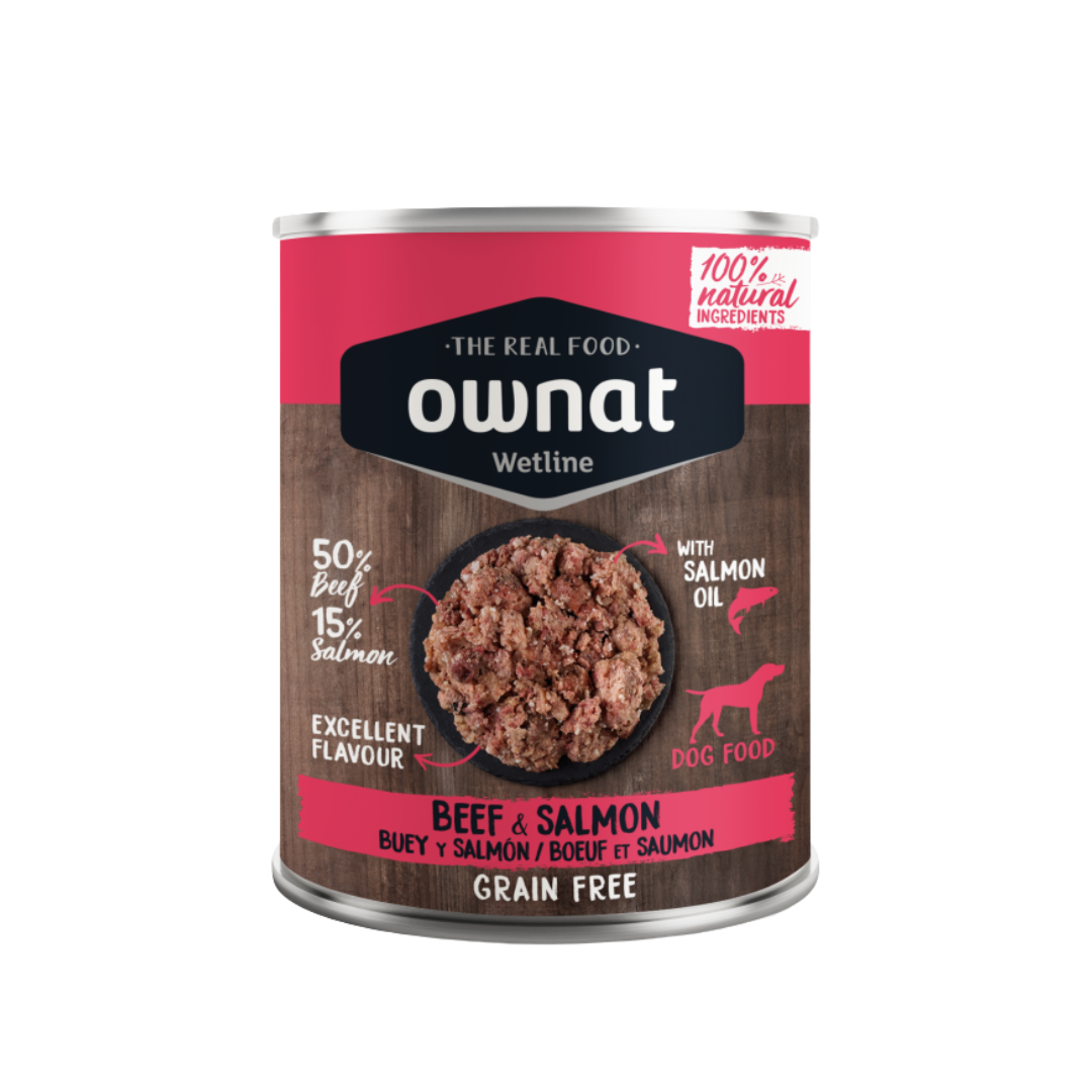 Ownat - Wetline Boeuf et Saumon 395g