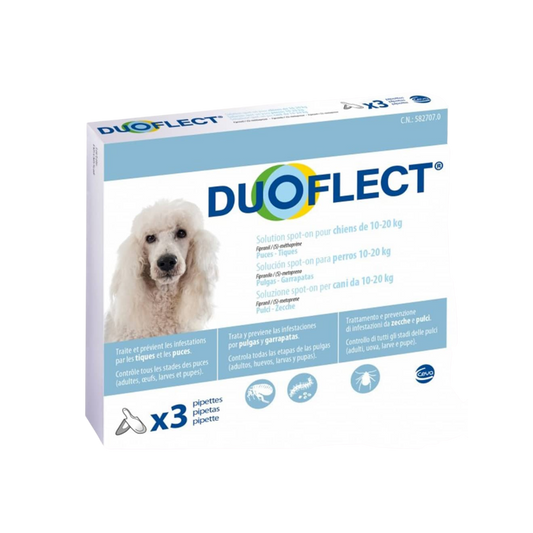 Duoflect Pipettes Antiparasitaires 10-20kg x3