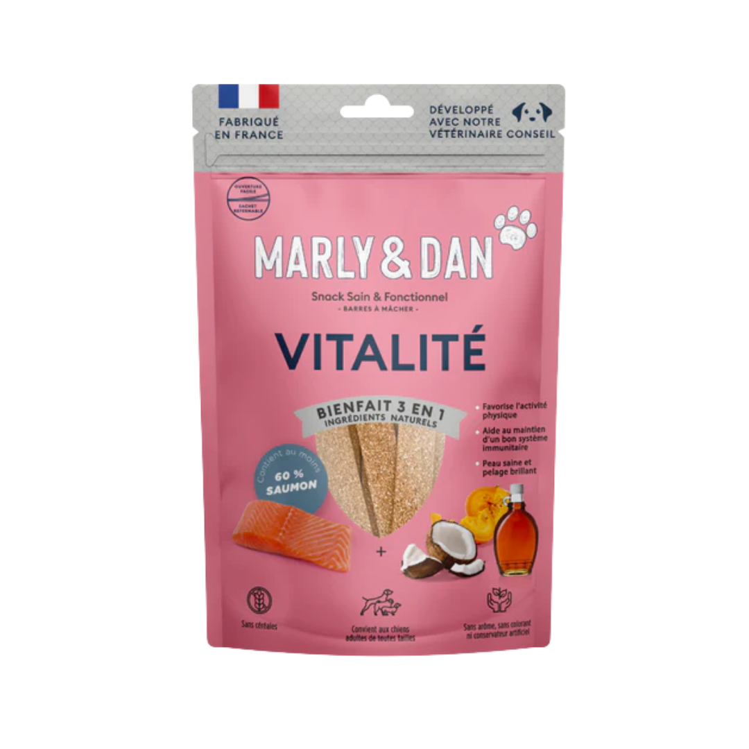 Marly&Dan Friandises Vitalité pour chien 80g
