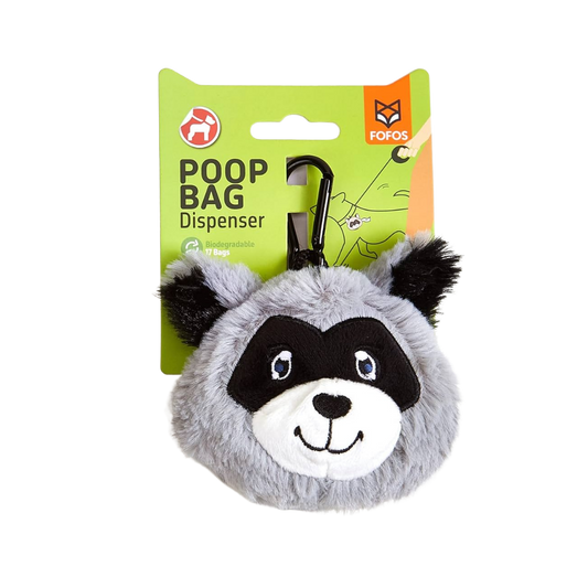 Distributeur de sacs à popo Raton Laveur