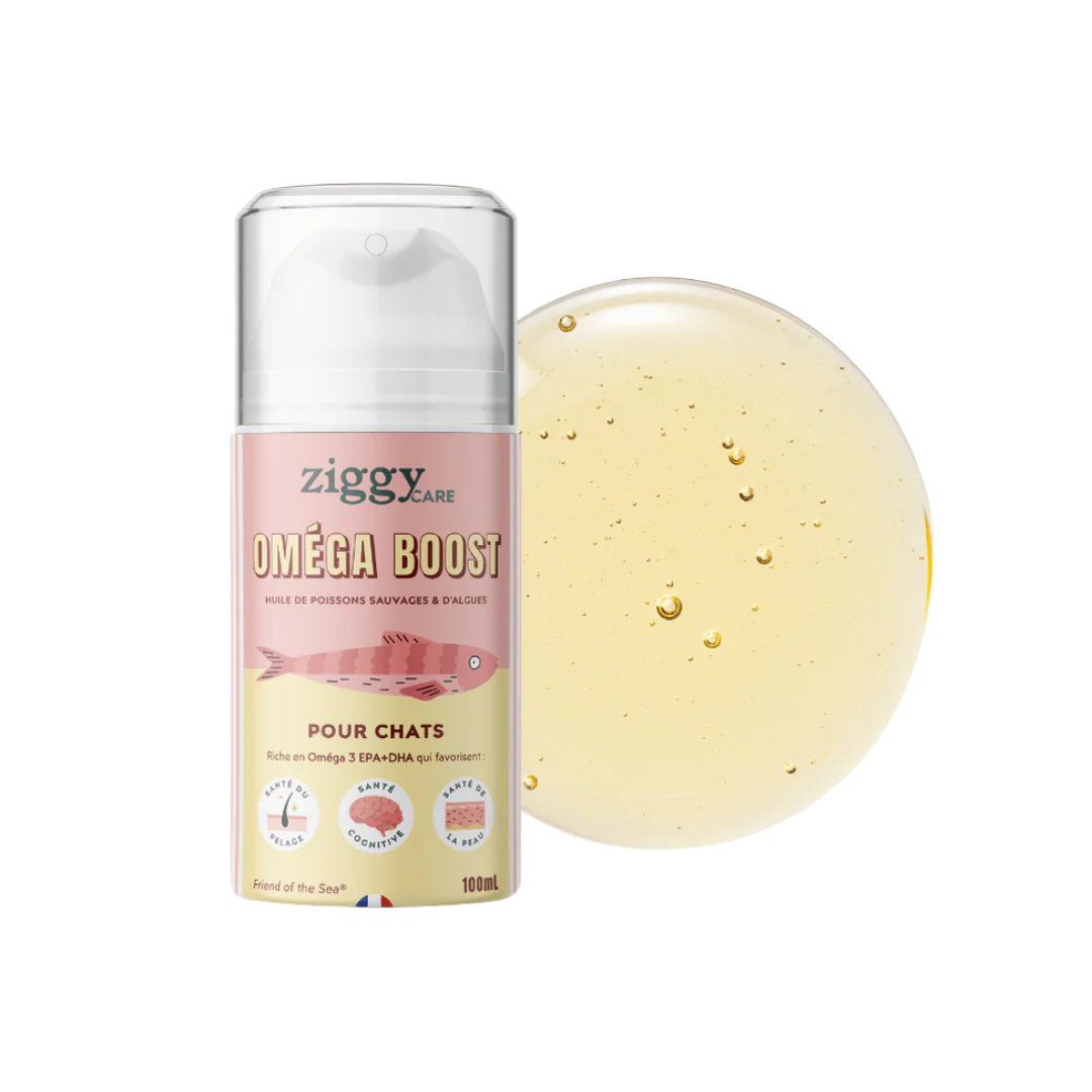 Ziggy - Huile Oméga Boost Poissons & Algues 100ml